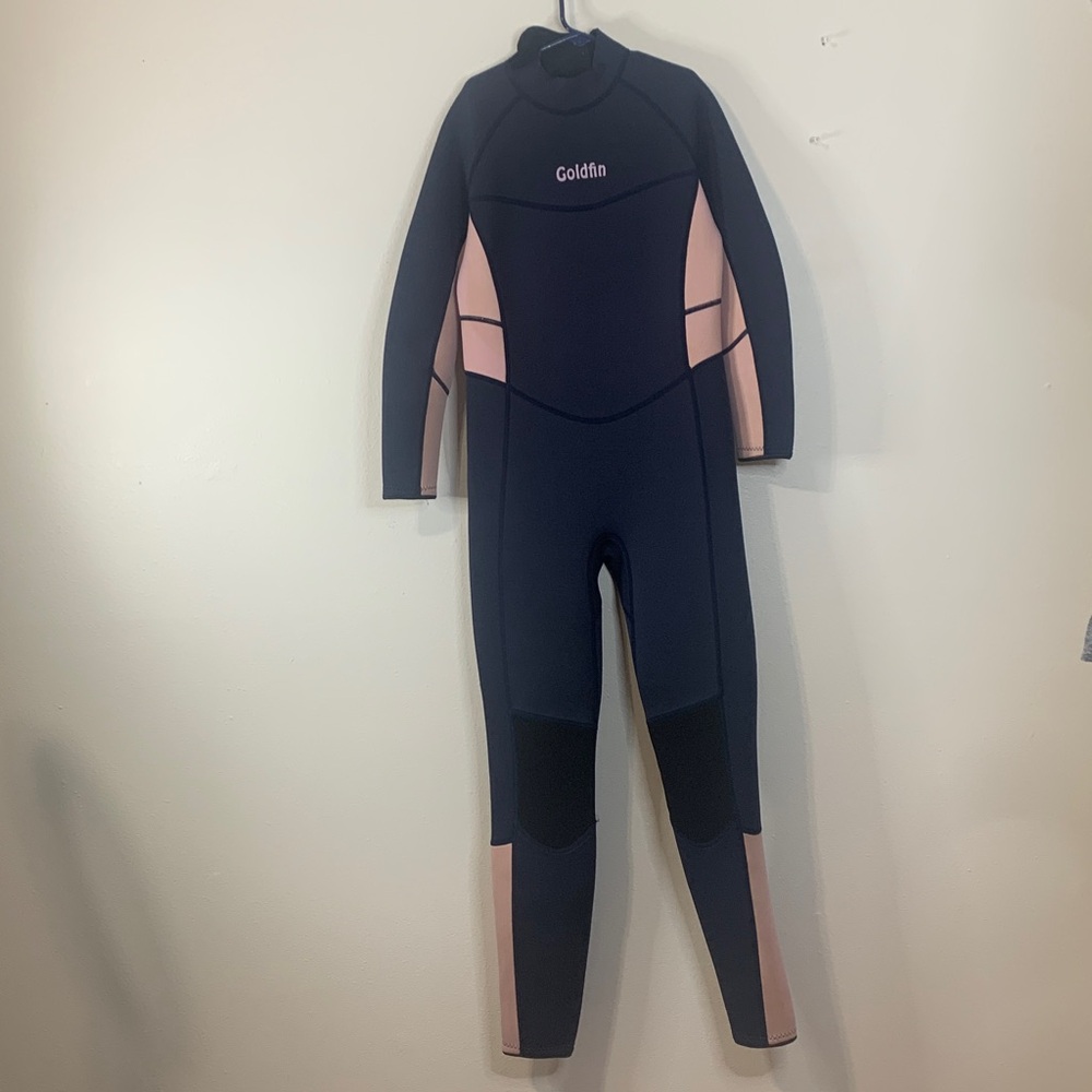 Goldfin Navy and Pink Wetsuit